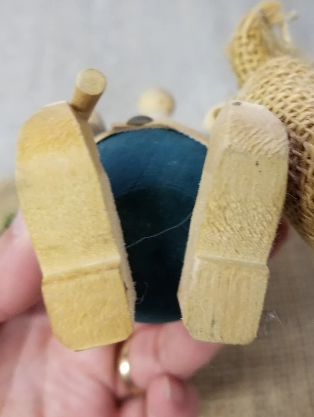 Vintage Wooden Gnome